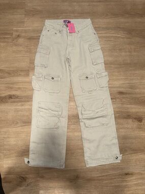 Edikted khaki Cargo jeans
